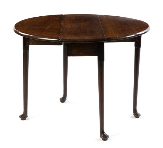 Appraisal: Sale Lot A Queen Anne Style Mahogany Drop-Leaf Table th