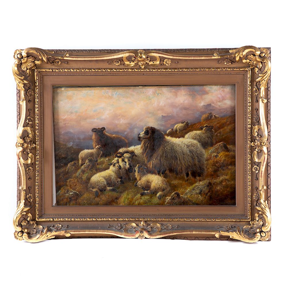 Appraisal: Robert Watson Sheep at Rest in the Highlands British -