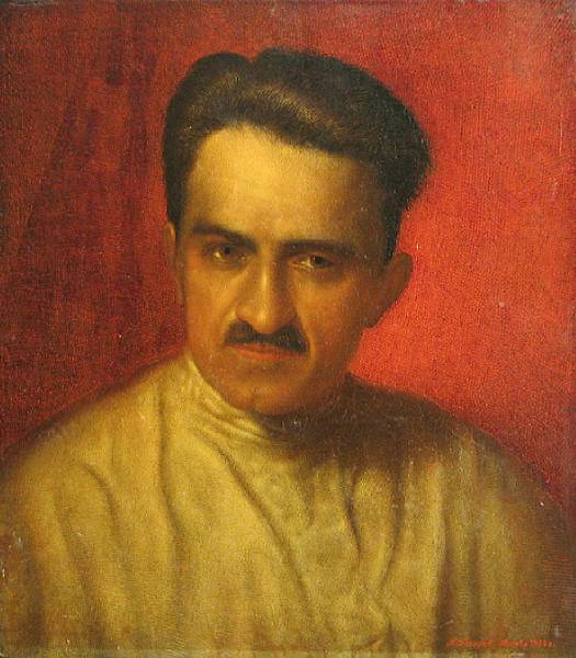 Appraisal: Alexander Alexandrovich Glazunov Russian - A portrait of Anastas Mikoyan