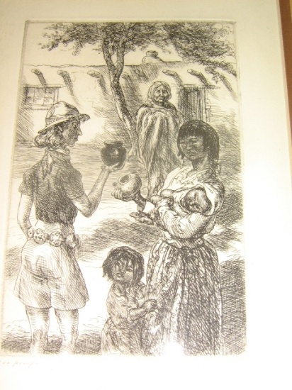 Appraisal: JOHN SLOAN The Black Pot Etching x mm x inches