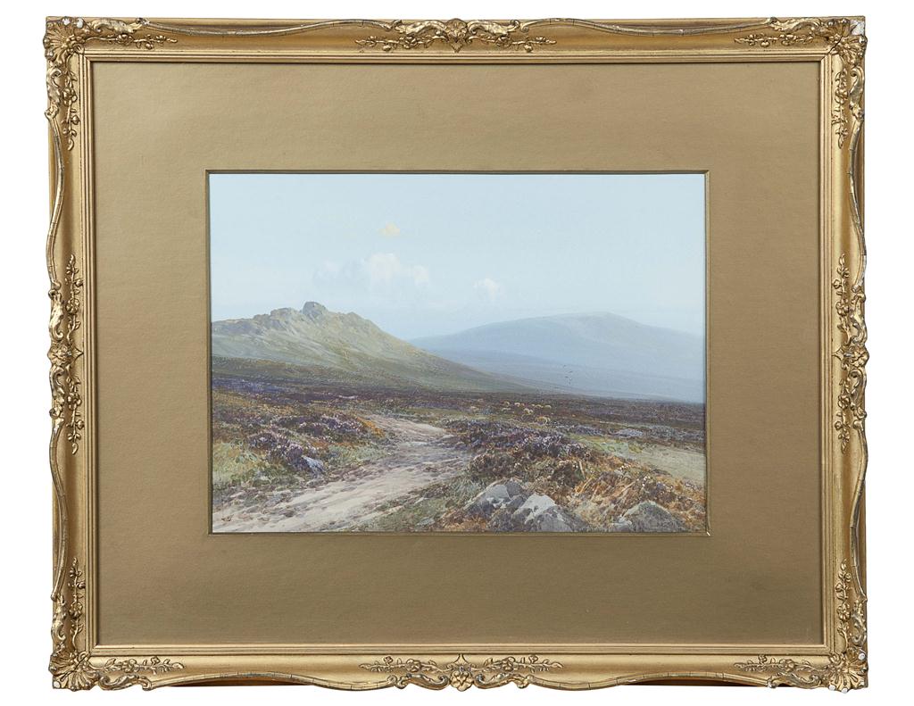 Appraisal: FREDERICK JOHN WIDGERY BRITISH - DARTMOOR Signed Watercolour and gouache