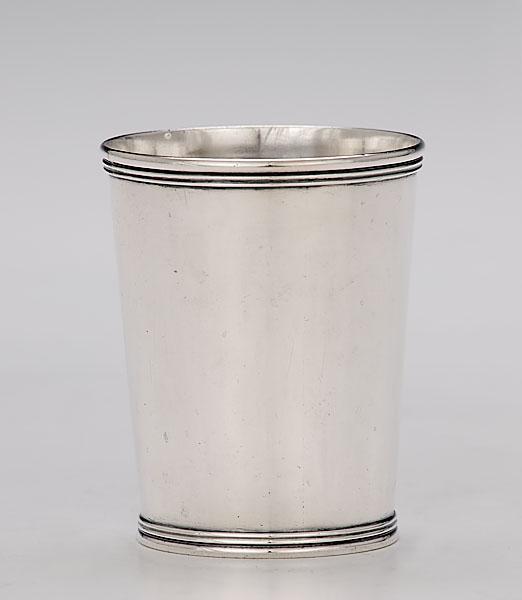 Appraisal: SCOVIL WILLEY CO CINCINNATI COIN SILVER JULEP of tapering cylindrical