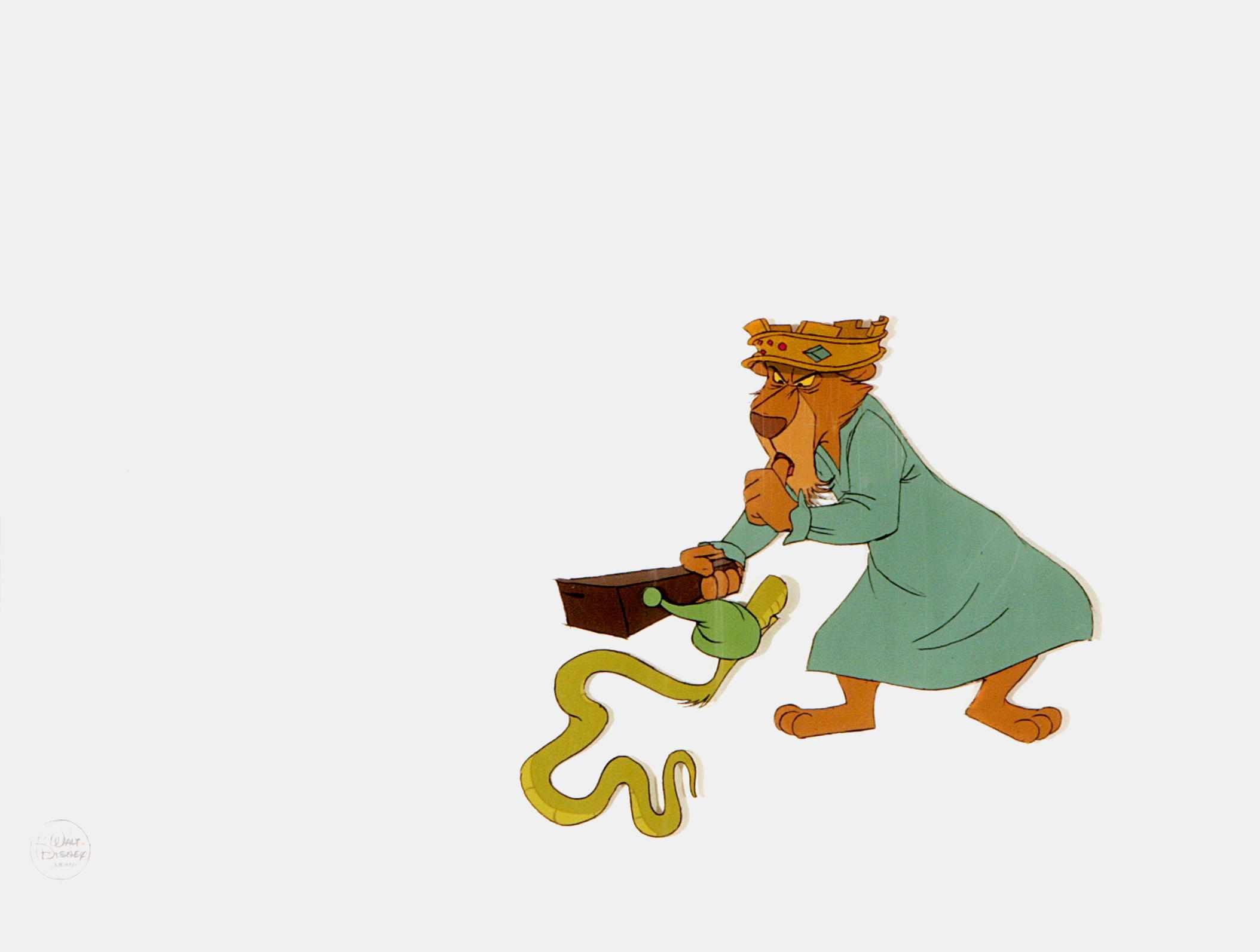 Appraisal: Animation Art A Walt Disney celluloid from Robin Hood gouache