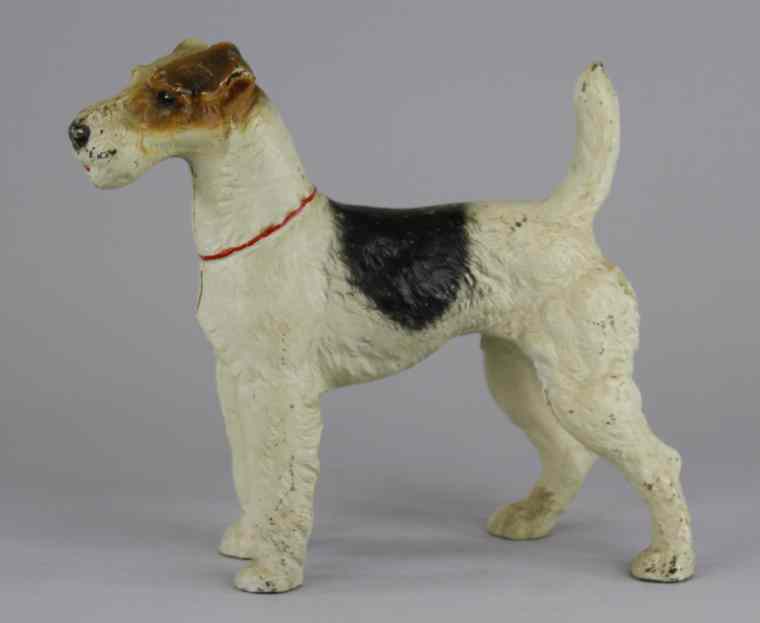 Appraisal: FOX TERRIER DOORSTOP Full figure Hubley Cat depicts popular terrier