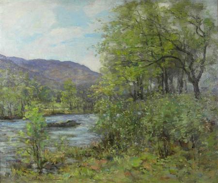 Appraisal: JOSEPH MORRIS HENDERSON R S A SCOTTISH - SWIFT WATERS