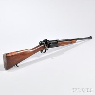 Appraisal: Sporterized Krag Jorgensen Bolt-action Rifle c serial number walnut stock