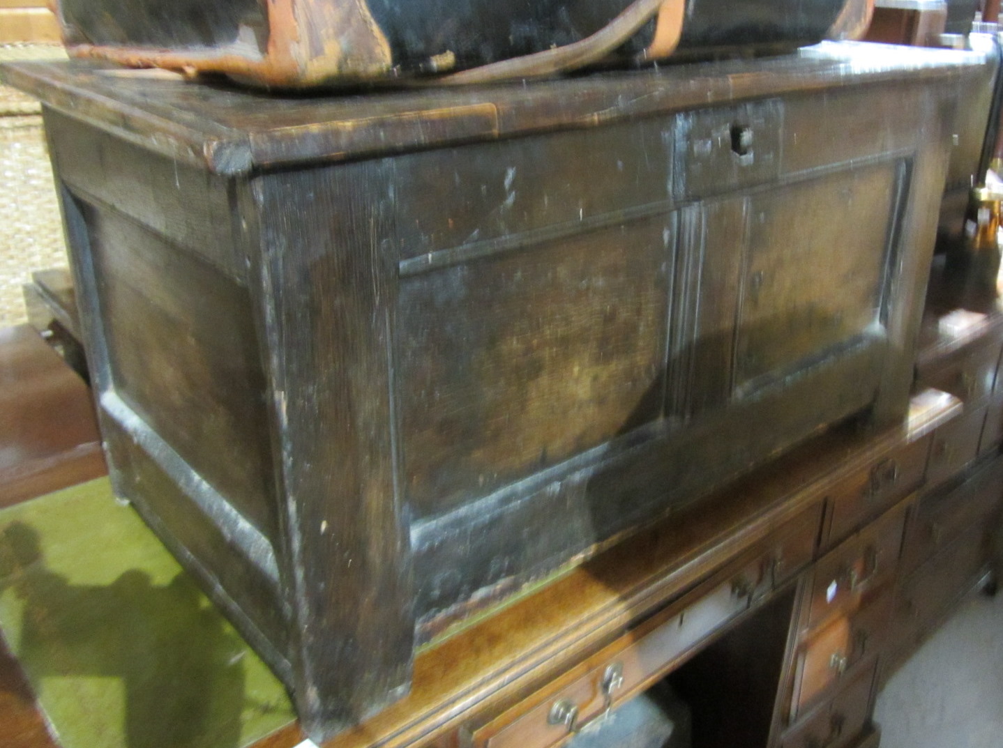 Appraisal: A th century and later oak coffer