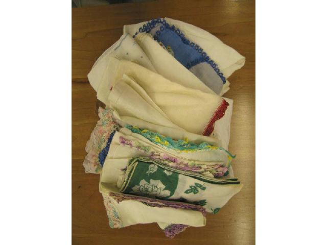 Appraisal: Lot of Vintage Handkerchiefs