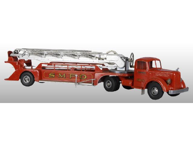 Appraisal: Pressed Steel Smith Miller L-Mack Truck Description Aerial Ladder Smith