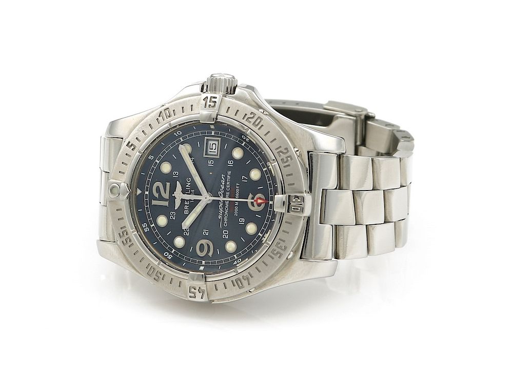 Appraisal: Stainless Breitling Superocean Steelfish A Breitling Superocean Steelfish model A