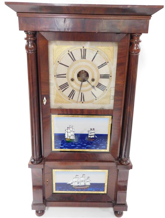 Appraisal: CLOCK Forestville Manufacturing Company Bristol CT c cornice and column