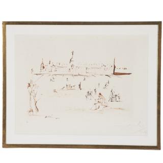 Appraisal: Salvador Dali etching Salvador Dali etching Salvador Dali Spanish -