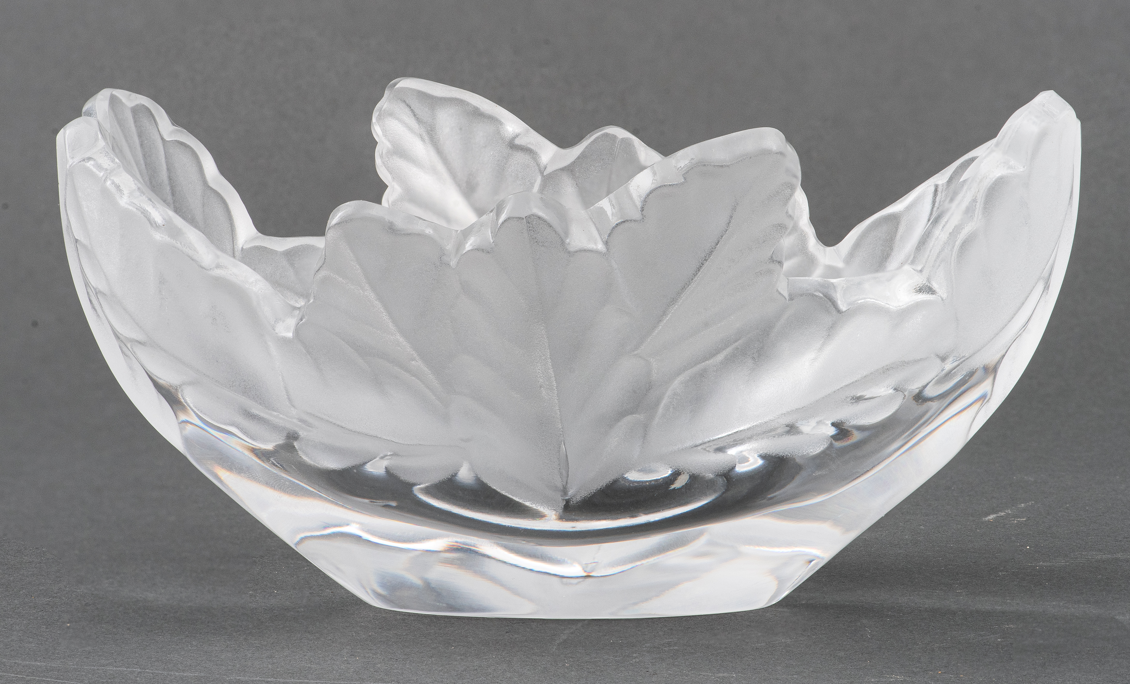 Appraisal: LALIQUE COMPIEGNE CRYSTAL BOWL Lalique 'Compiegne crystal glass bowl made