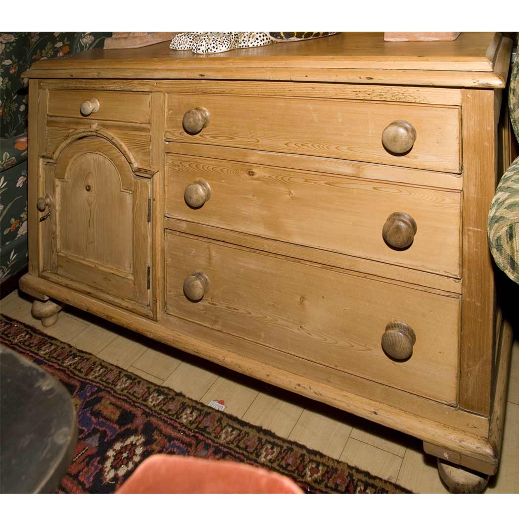 Appraisal: Country Pine Cabinet Height inches width inches depth inches