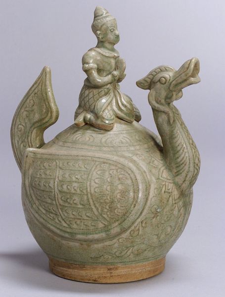 Appraisal: Thai-style Water Pot in the form of a hamsa bird