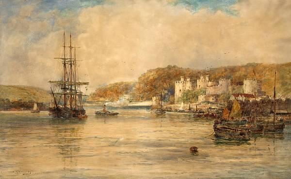 Appraisal: Thomas Bush Hardy RSA British - A view of Conway