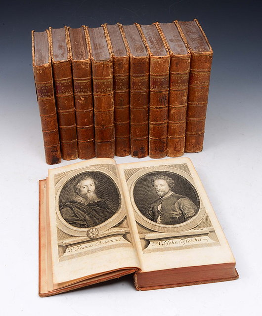 Appraisal: BEAUMONT Francis FLETCHER John The Works in Ten Volumes ed