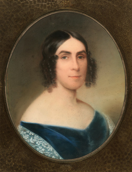 Appraisal: American School Second Quarter th Century Portraits of a Lady