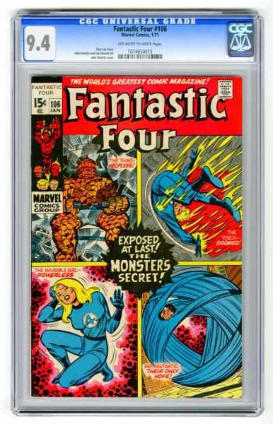 Appraisal: Fantastic Four CGC Marvel Comics Click for full description