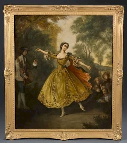 Appraisal: Mademoisel De Camargo Dancing after Lancret Unknown After Mademoiselle De