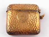 Appraisal: A carat gold vesta case hallmarked Birmingham retailer J C