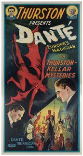 Appraisal: DANTE HARRY AUGUST JANSEN Thurston Presents Dante Europe s Magician