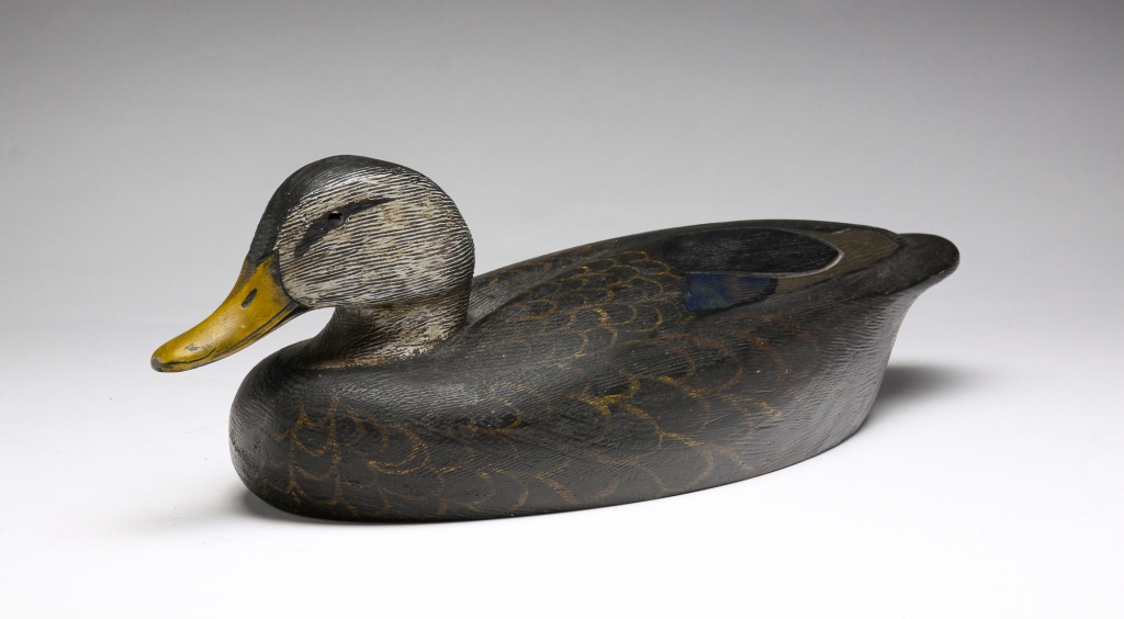 Appraisal: AMERICAN KEN ANGER DUCK DECOY Second half th century Black