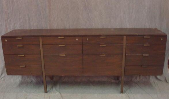 Appraisal: Possibly Harvey Prober Midcentury Cabinet Chest As is - some