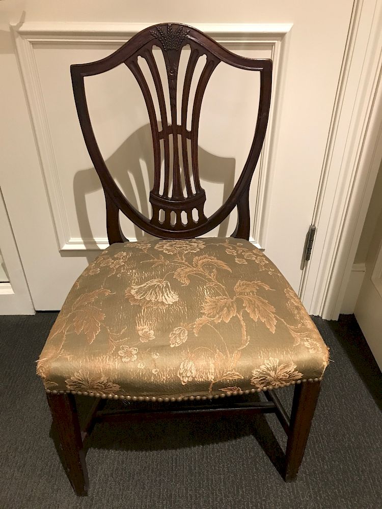 Appraisal: Shield Chair Sheraton Shield Back Side Chair Sheraton shield back