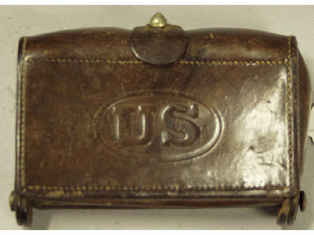 Appraisal: Rock Island Arsenal marked Kraig cartridge pouch 'T C '