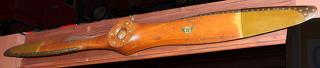 Appraisal: Wood Airplane prop SenSenich Bro x Wood Airplane prop SenSenich