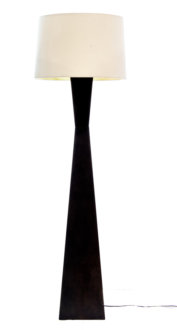 Appraisal: A MODERN WOOD FLOOR LAMP A Modern wood floor lamp