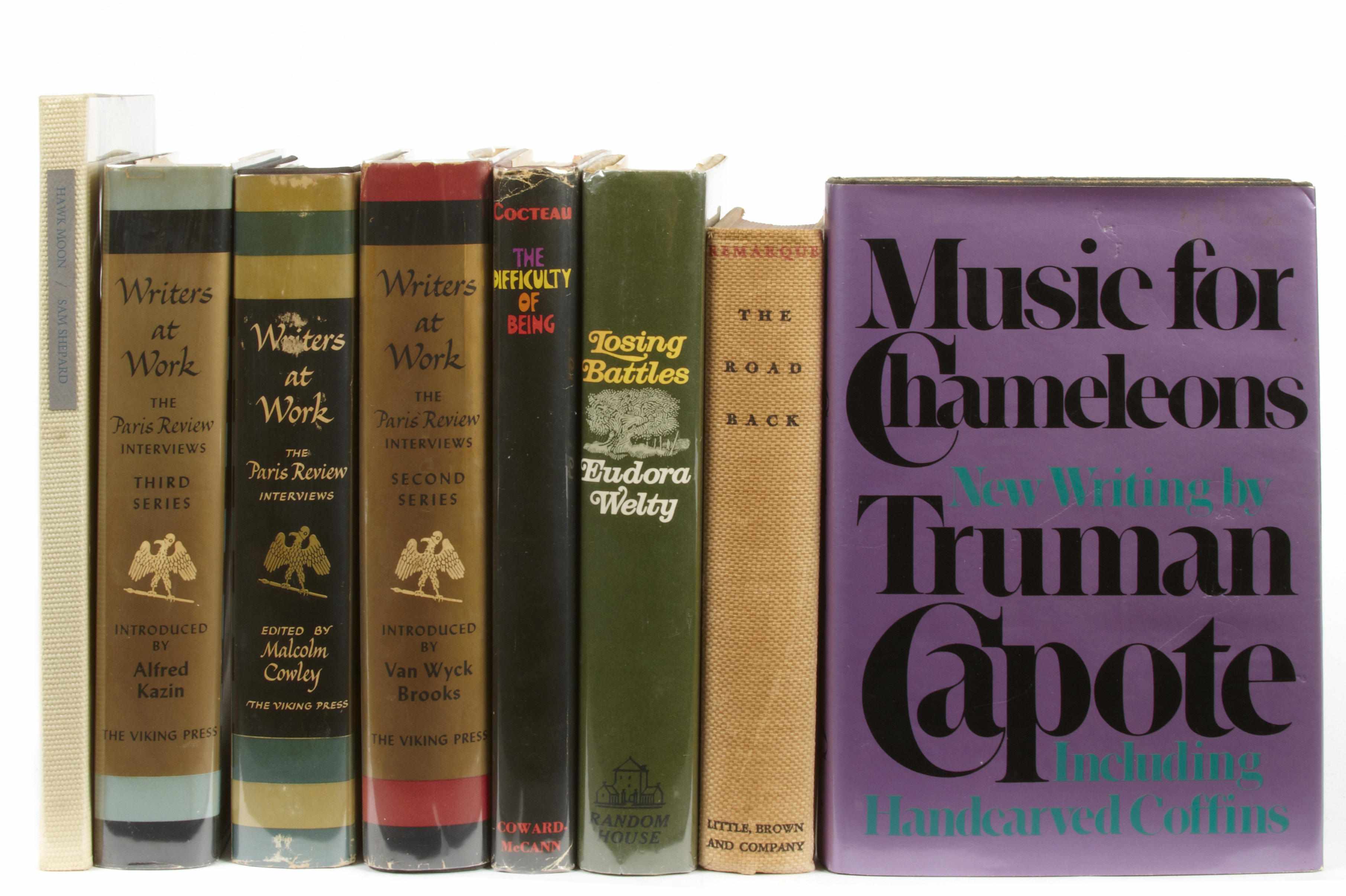 Appraisal: LITERATURE volumes including Capote Truman Music For Chameleons New York