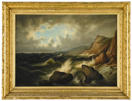 Appraisal: Susan C Waters - stormy sea