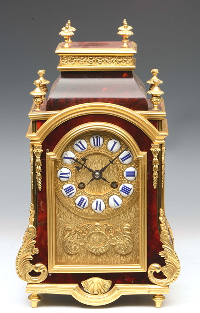 Appraisal: AN TH CENTURY STYLE FRENCH MANTEL CLOCK the gilt dial