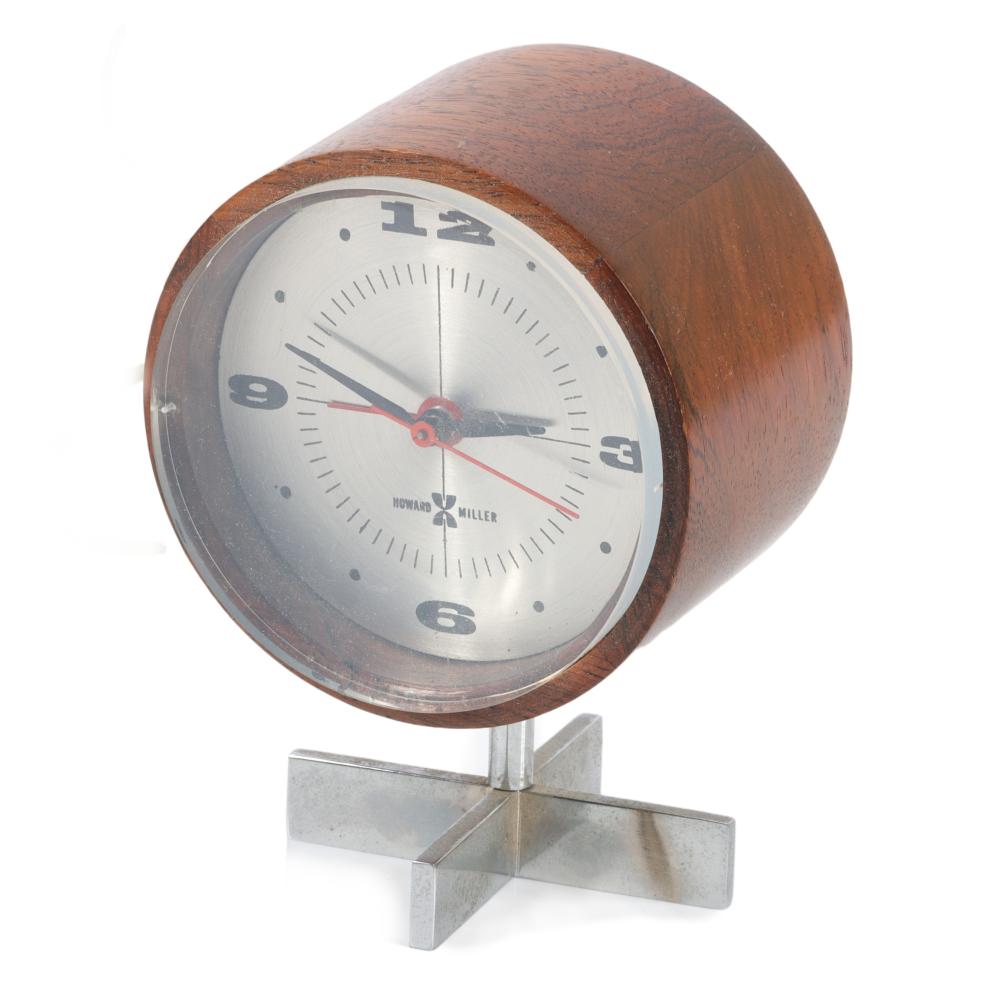 Appraisal: ARTHUR UMANOFF - FOR GEORGE NELSON ASSOCIATES DESK CLOCK H