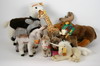 Appraisal: STUFFED ANIMALS - Lot of nine Steiff stuffed animals Christmas