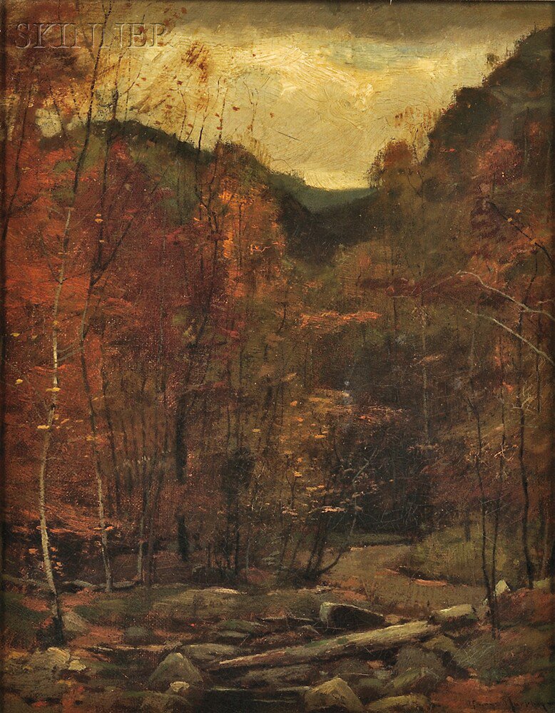 Appraisal: John Francis Murphy American - The Woods in Autumn Signed