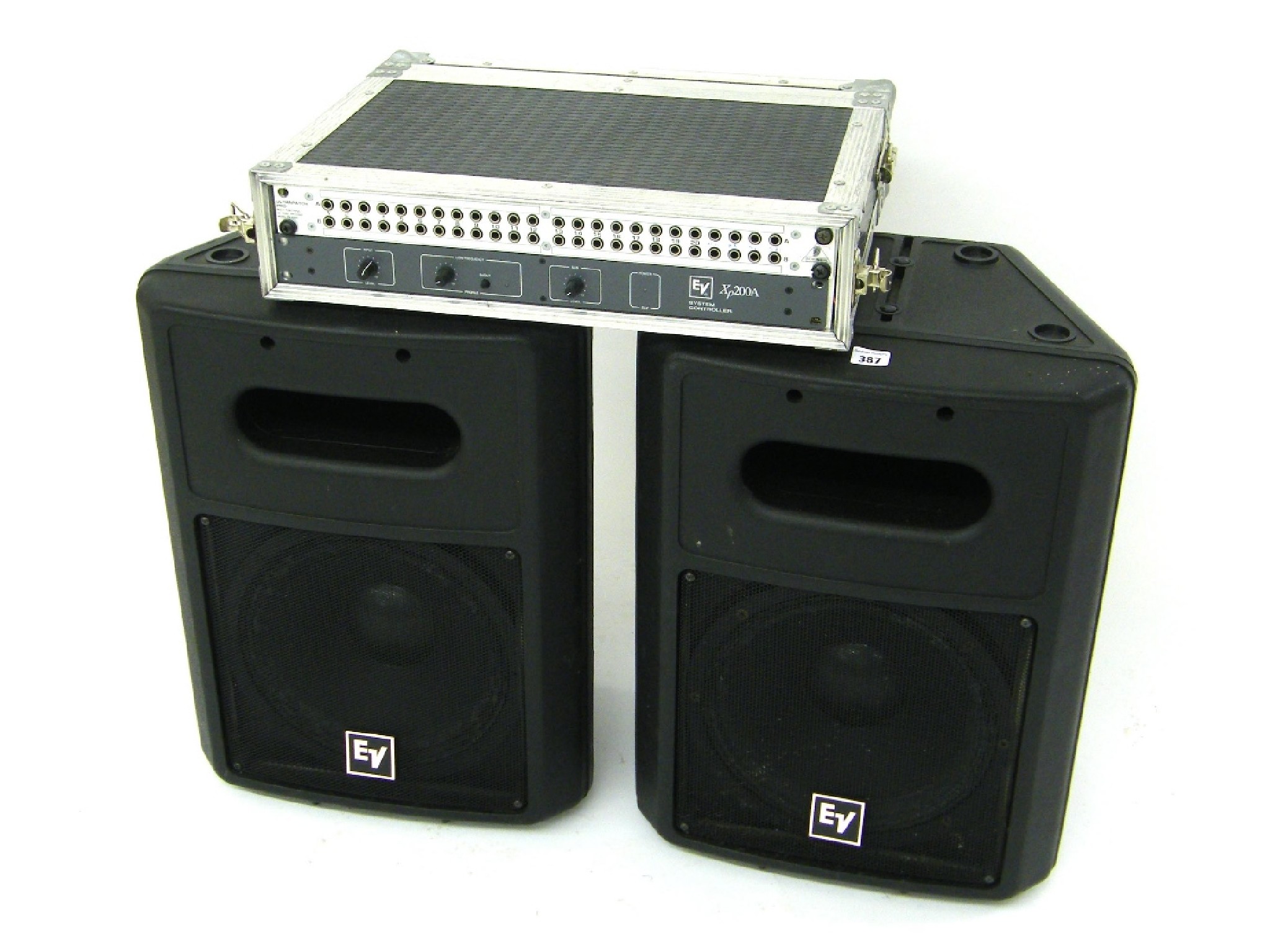 Appraisal: Pair of EV SB speakers together with an EV XP