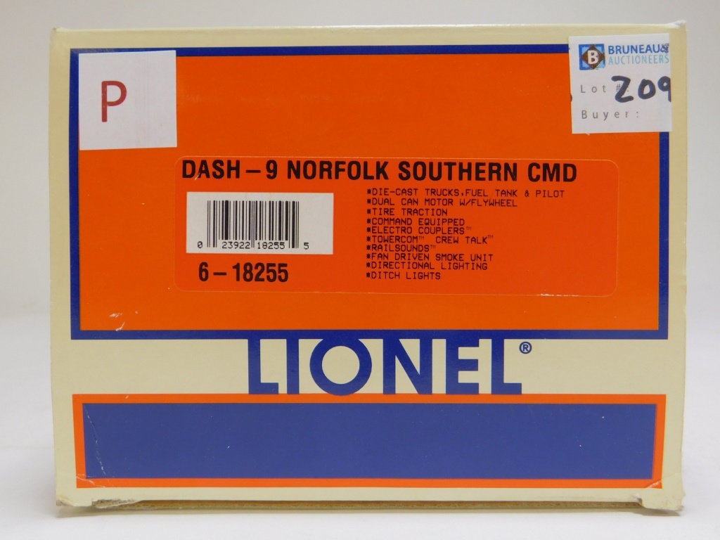 Appraisal: LIONEL DASH- NORFOLK SOUTHERN COMMAND LOCOMOTIVE Item no -