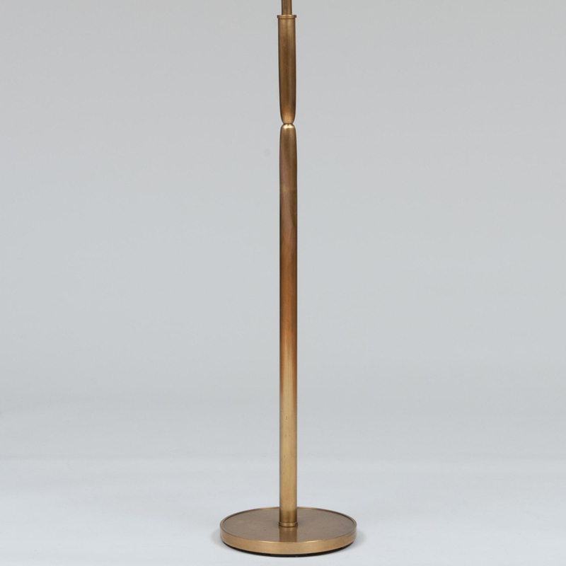 Appraisal: Contemporary Brass Floor Lamp ft x in diam Condition In