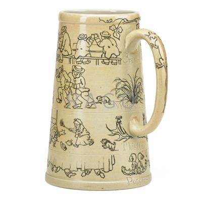 Appraisal: EDWARD POPE CRANCH ROOKWOOD Tankard Condition Report