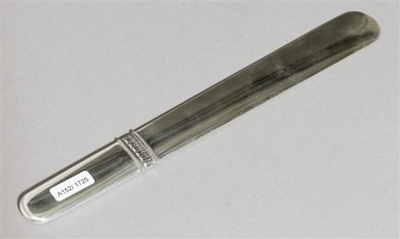 Appraisal: LETTER OPENER Russia after Maker's mark Faberge L cm Wt