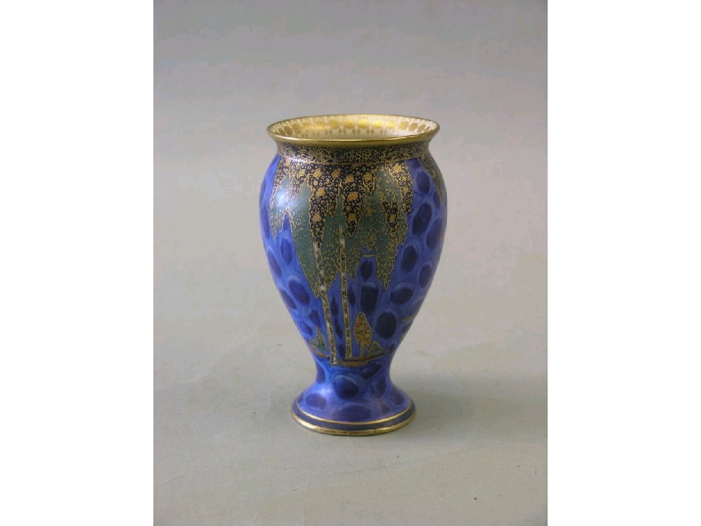 Appraisal: A Carlton ware vase gilded with a fairyland-type design pattern