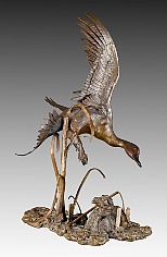 Appraisal: Douglas Van Howd Present Pintail Duck and First Nevada Decoybronze