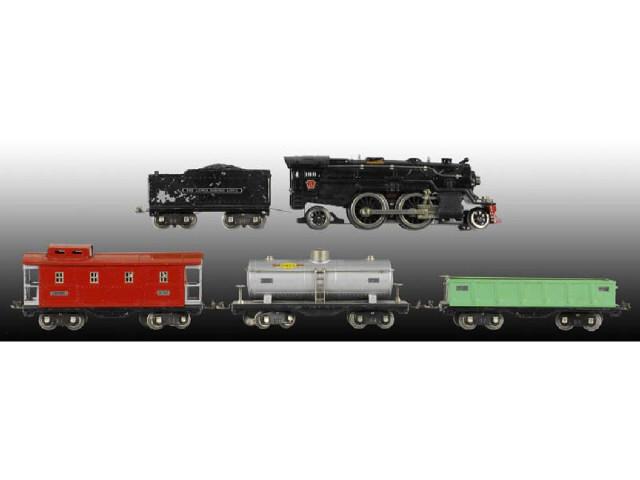 Appraisal: Lionel Tinplate Standard Gauge Train Set Description Steam freight train