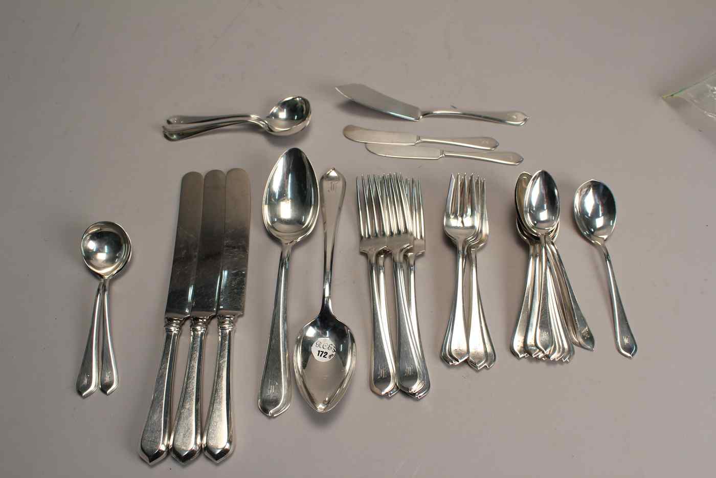 Appraisal: GORHAM MFG CO STERLING SILVER PARTIAL FLATWARE SETIn the Old