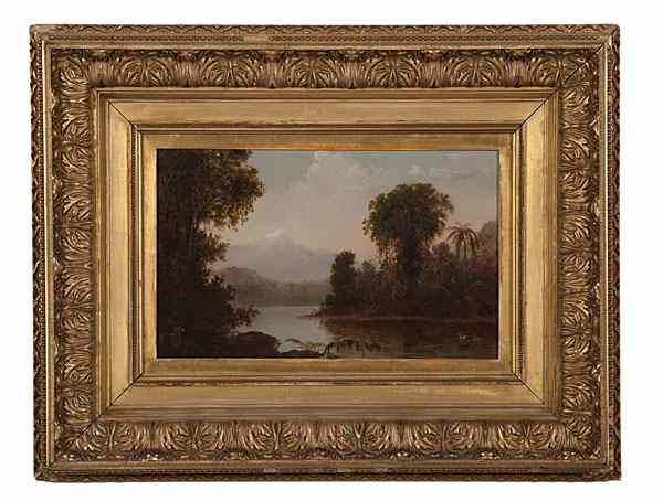 Appraisal: Fine Hudson River School Painting American middle th century Oil