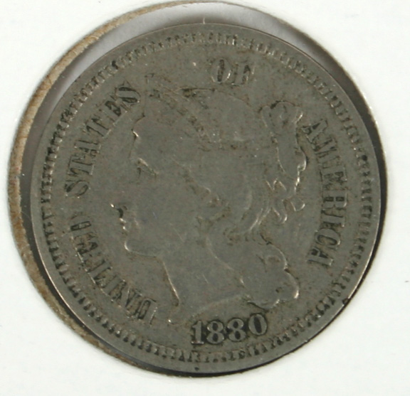 Appraisal: Nickel Three-Cent Piece