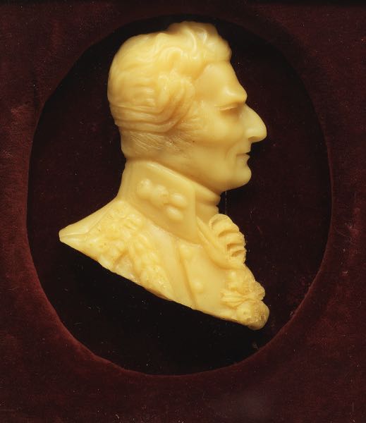 Appraisal: TH CENTURY WAX PORTRAIT BUST OF THE ST DUKE OF